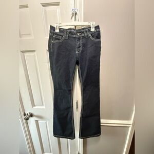 Angels Blue Boot Cut Jeans with Mid-Rise Fit